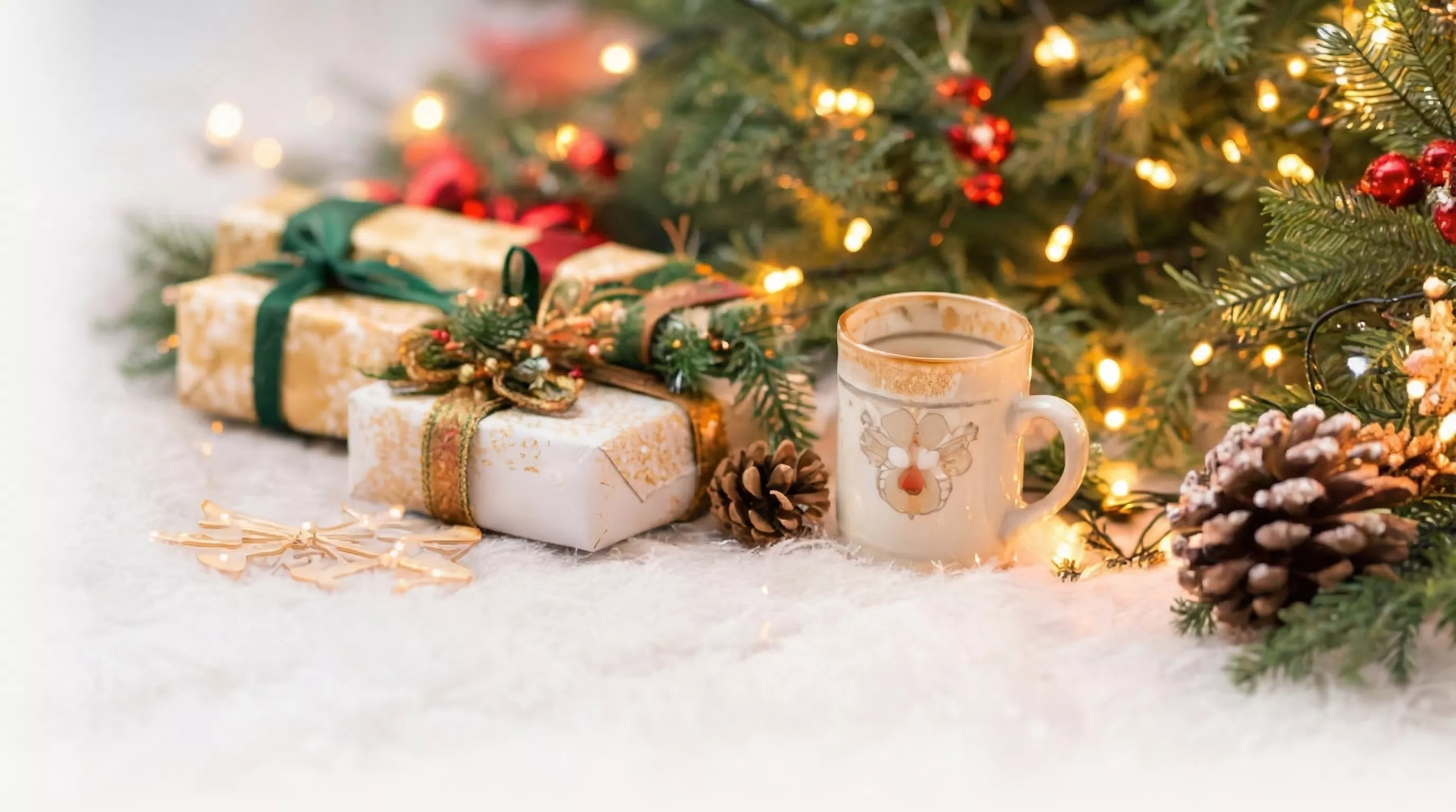 Christmas decorations and gifts