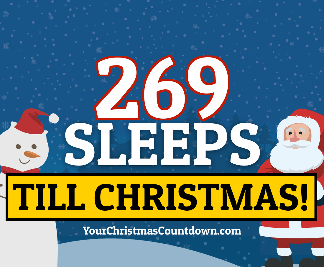 Your Christmas Countdown 2026 | Days Until Christmas | Sleeps To Xmas