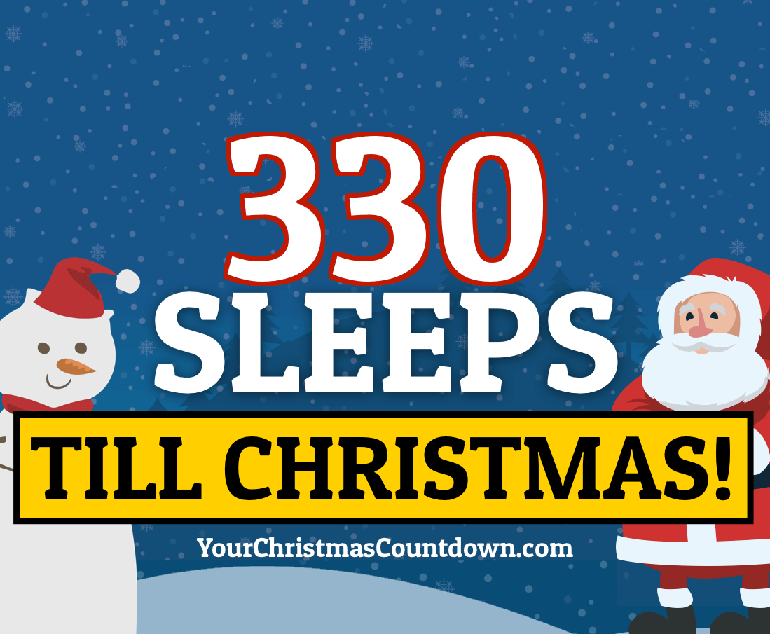 Your Christmas Countdown 2020 | Days Until Christmas | Sleeps To Xmas
