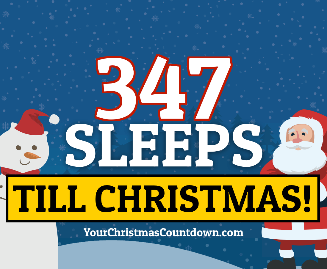 Your Christmas Countdown 2021 Days Until Christmas Sleeps To Xmas