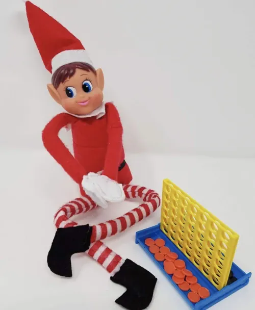 Elf 4 in a Row Game