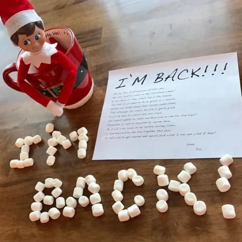 I'm back with mini marshmallows