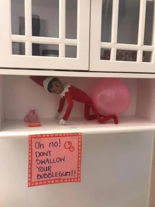 Don't swallow the bubblegum