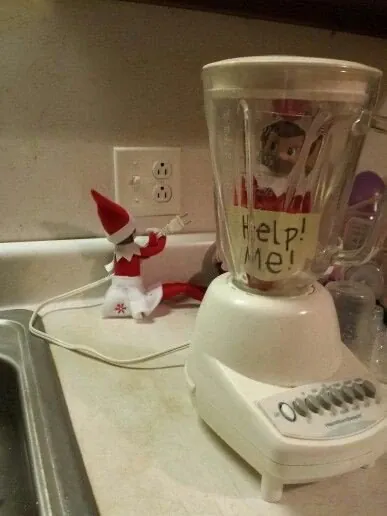 Elf trapped in blender