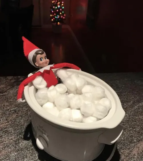 Elf in a cotton wools