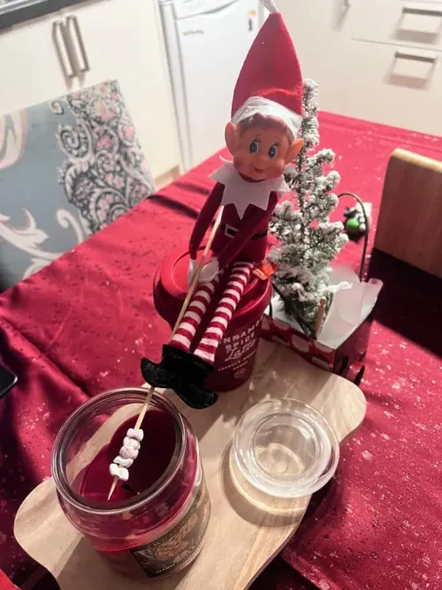 Marshmallows over Candles