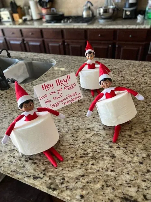 Toilet Roll Elves