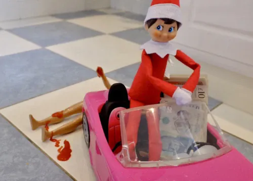 Elf On The Shelf does Grand Theft Auto