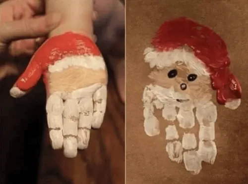 Santa Handprint