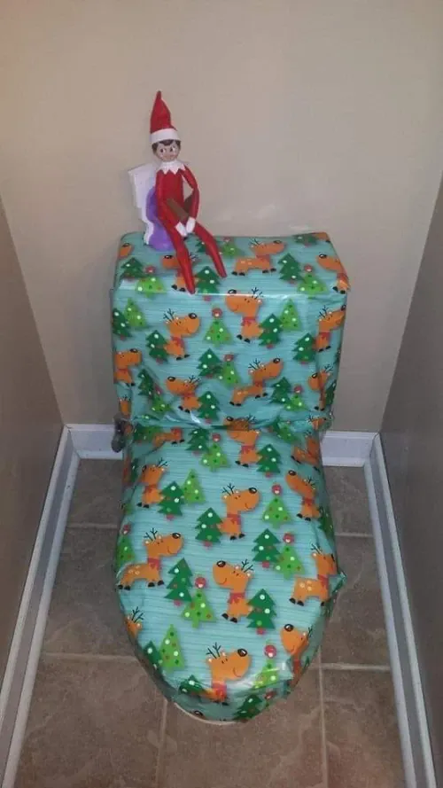 Wrapping Toilet