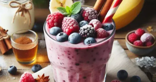A Christmas Berry Smoothie Recipe