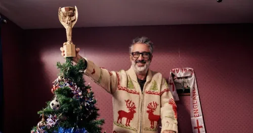 Three Lions Turns Christmas For World Cup 2022