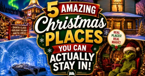 5 Amazing Christmas Places You Can Actually Stay In