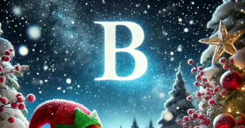 AI Images of elf writing names in the sky beginning with 'B'