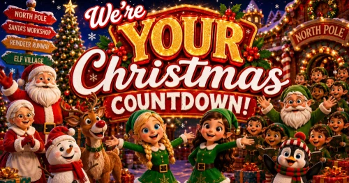 We're YOUR Christmas Countdown – A Magical Musical Journey Through the Seasons Until Christmas