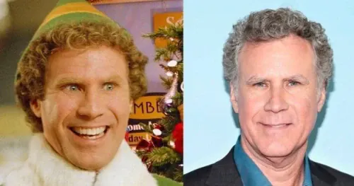 Elf Movie Cast - Then & Now