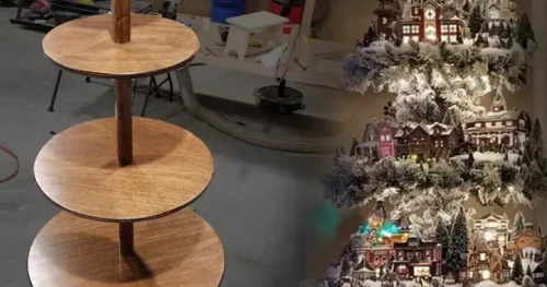 Deck Your Halls with a Stunning DIY Christmas Shelf