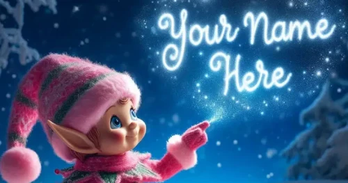 How to Use Bing AI Image Creator to Create Your Own "Elf Writing Your Child's Name in the Sky" Images