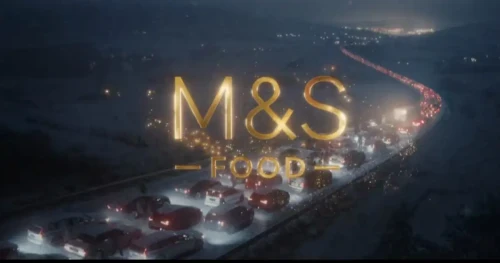 Traffic Jamming – M&S Food’s Festive Feast on the Motorway