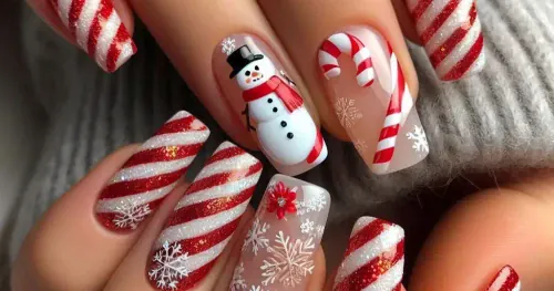 Christmas Nails  - that you can do at home