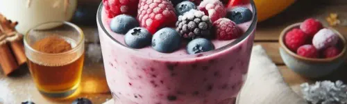 A Christmas Berry Smoothie Recipe