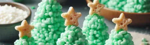 Christmas Tree Rice Krispie Treats