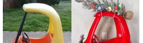 Convert a Little Tikes Car to a Christmas Tree Car