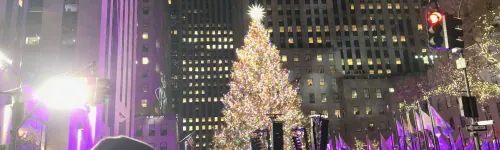 Rockefeller Christmas Tree Lights Switched On For 2023