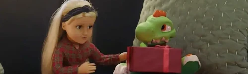 Argos Unveils Festive Magic with 2024 Christmas Advert Featuring Fan-Favorites Trevor the Dinosaur and Connie the Doll