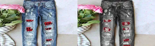 Christmas Style Jeans are so me!