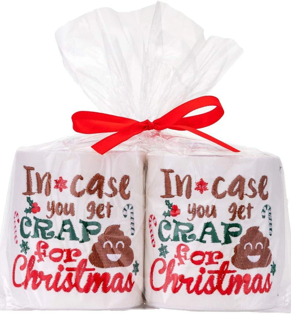 Christmas Embroidered Toilet Paper