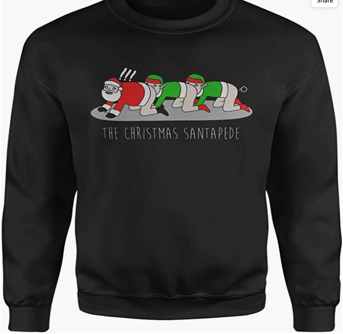 The Christmas Santapede Jumper