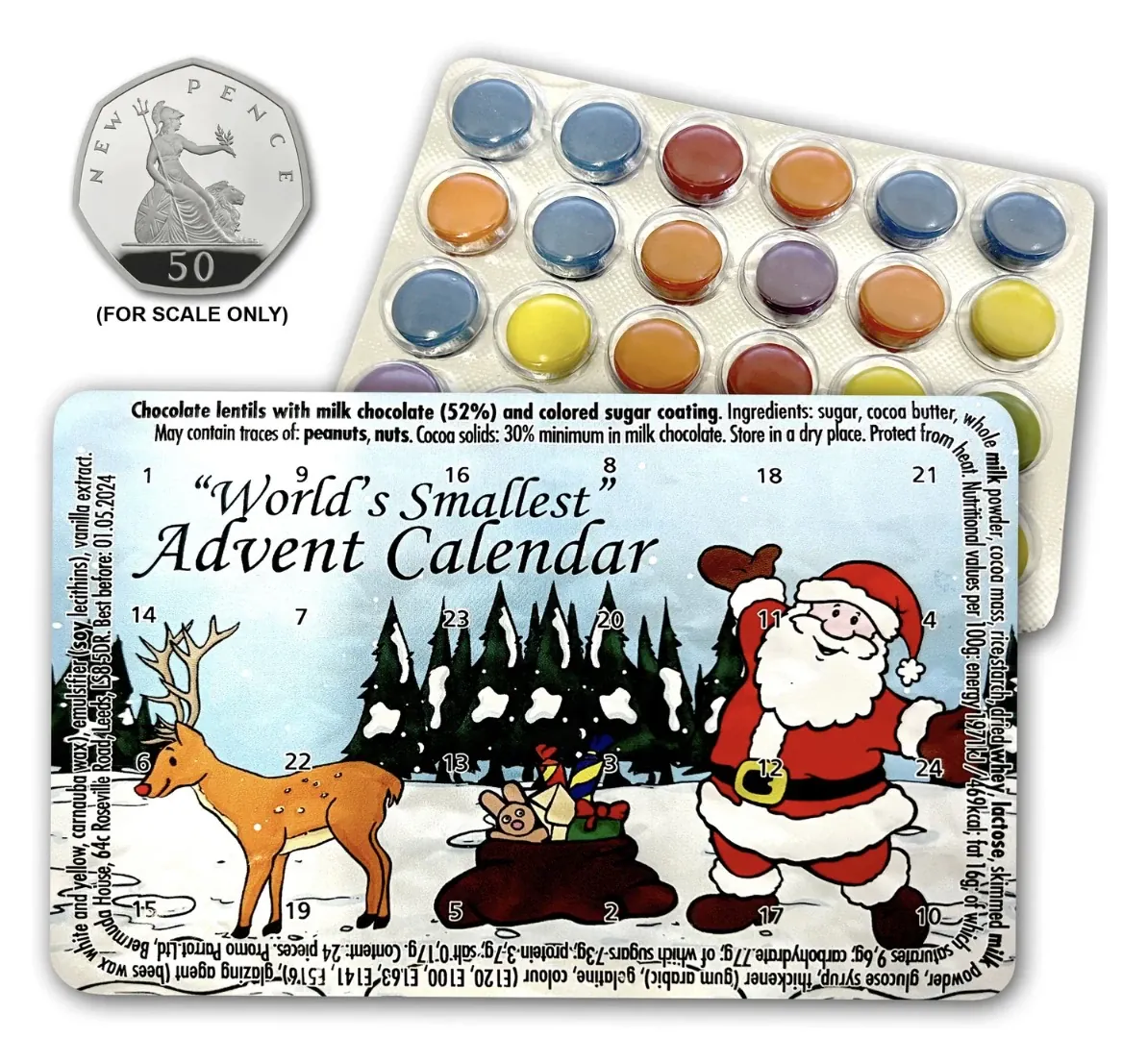 The world's smallest chocolate advent calendar!